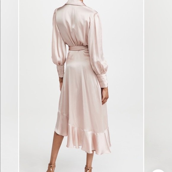 Zimmerman silk wrap dress - Picture 2 of 7